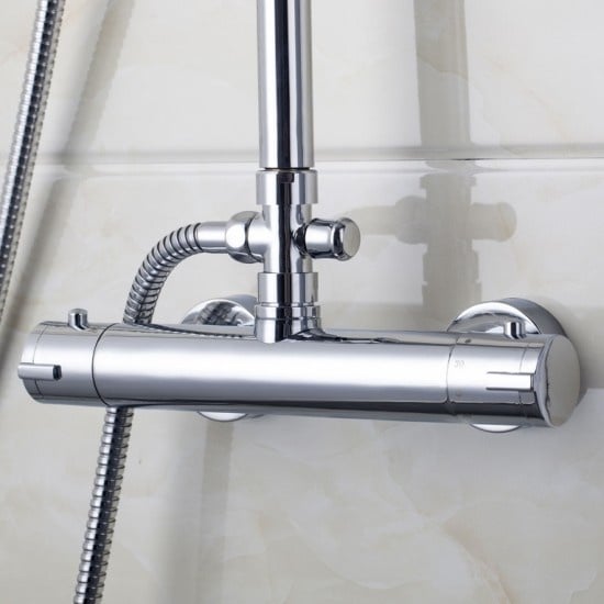 Rene Houtman Thermostatische Chroom Douche-set incl. Handdouche
