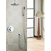 Chroom Inbouw Douche-set met Plafond Bevestiging