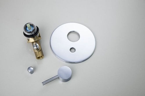 Rene Houtman Chroom Inbouw Douche-set met Plafond Bevestiging