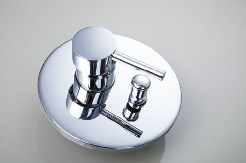 Rene Houtman Chroom Inbouw Douche-set met Plafond Bevestiging