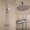 Thermostatische - Geborsteld Nikkel - Douche-set