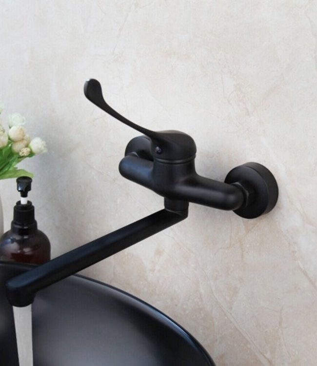 Rene Houtman Zwarte Elleboogkraan - Mengkraan - Medisch