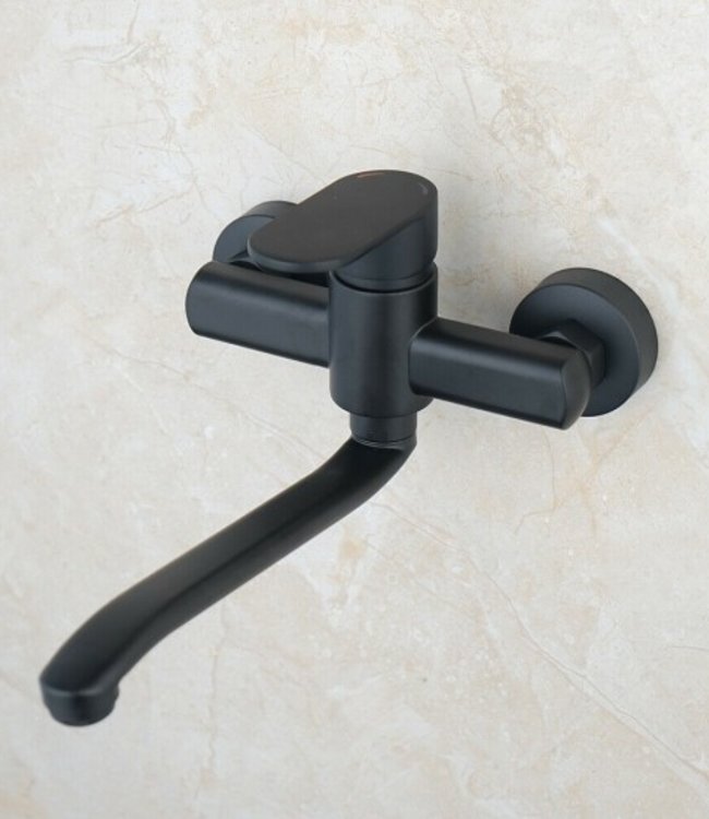 Rene Houtman Zwarte Mengkraan met Draaibare Uitloop