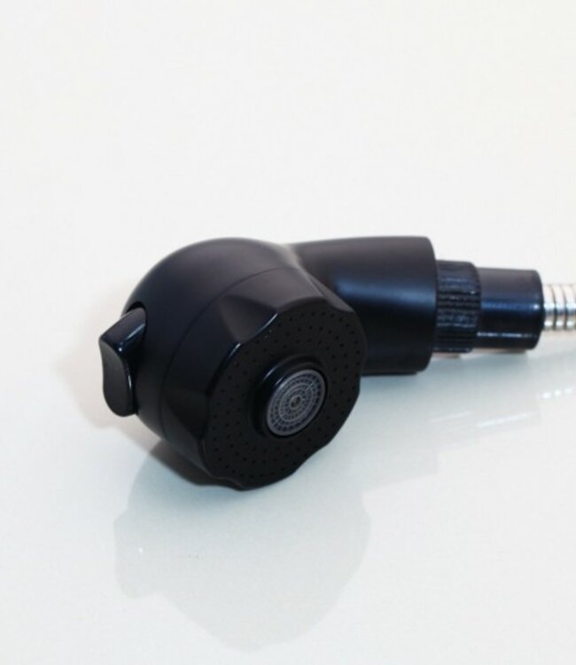 Rene Houtman Zwarte Mengkraan met Uittrekbare kop