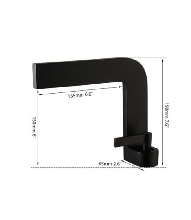 Rene Houtman Industriële Zwarte Mengkraan