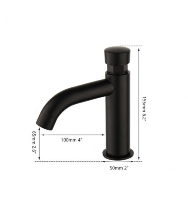 Rene Houtman Zelfsluitende Zwarte Kraan