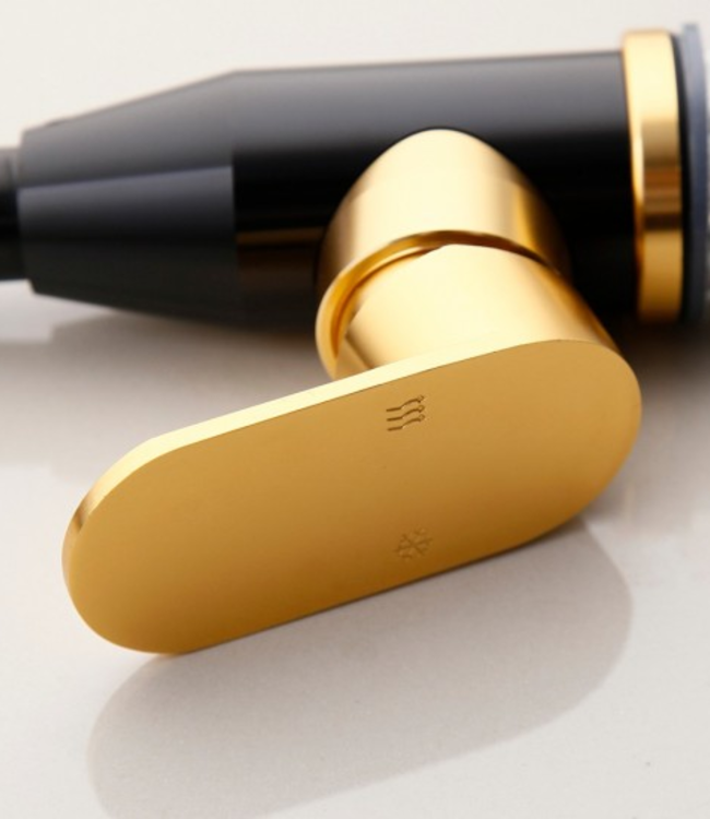 Rene Houtman Keukenkraan - Zwart/Goud