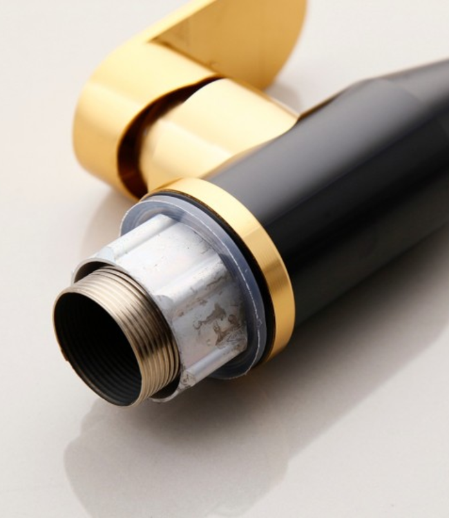 Rene Houtman Keukenkraan - Zwart/Goud