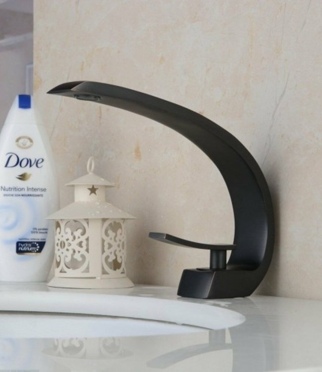 Rene Houtman Mooie Zwarte Badkamer Kraan