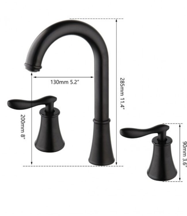 Rene Houtman 3-delige Zwarte Kraan