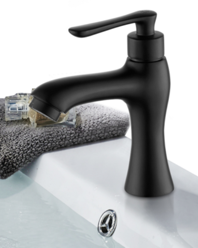 Rene Houtman Koud Water Kraan - Mat Zwart