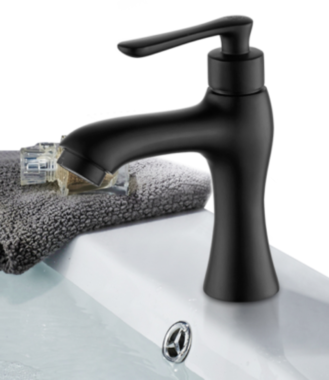 Rene Houtman Koud Water Kraan - Mat Zwart