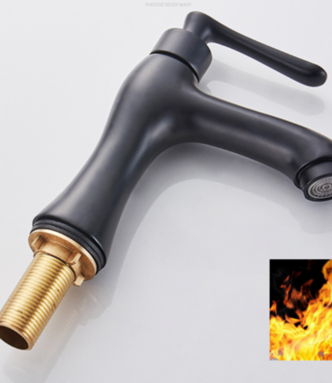 Rene Houtman Koud Water Kraan - Mat Zwart