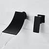 Mat Zwarte Inbouw Waterval Kraan