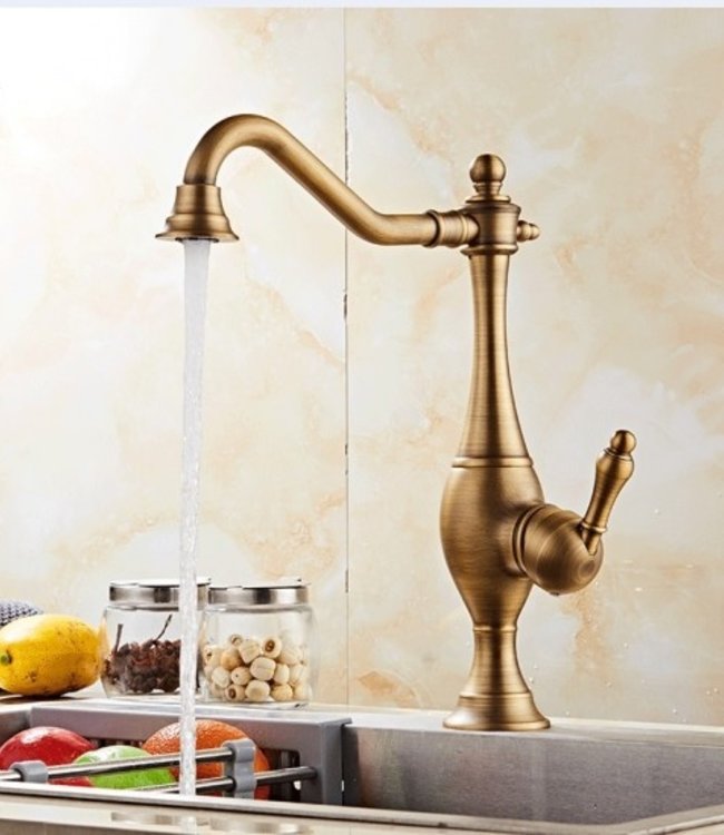 Rene Houtman Hoge Bronskleurige Mengkraan