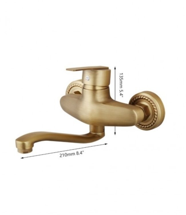 Rene Houtman Muurkraan -  Nostalgisch Brons