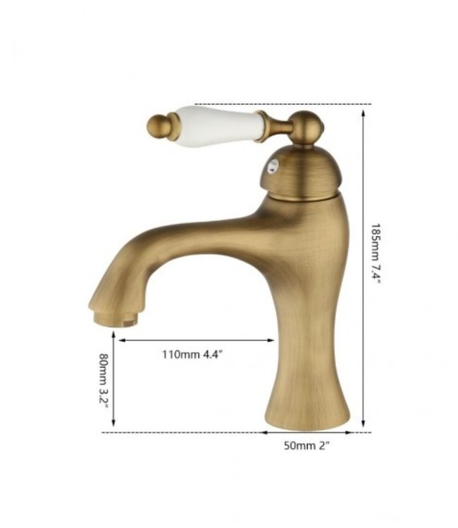 Rene Houtman Bronskleurige Mengkraan