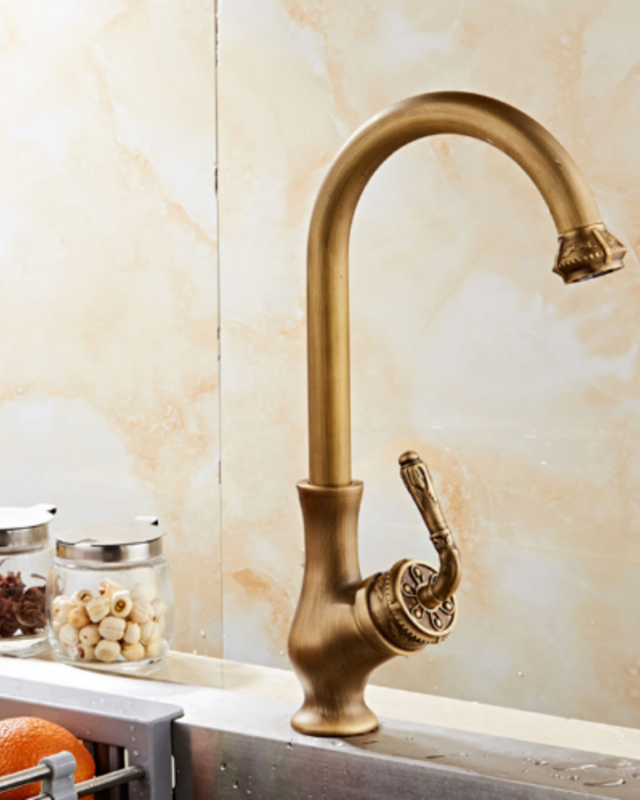 Rene Houtman Elegante Bronzen Kraan
