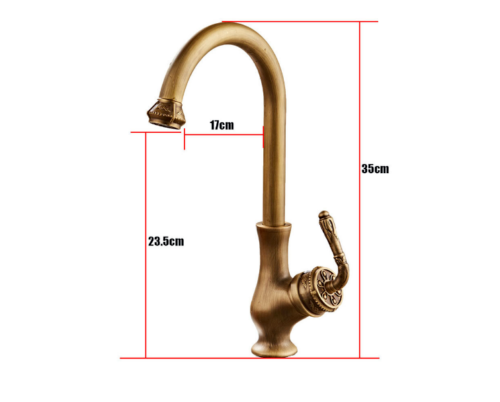 Rene Houtman Elegante Bronzen Kraan