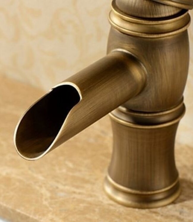 Rene Houtman Nostalgische Wastafelkraan - Brons