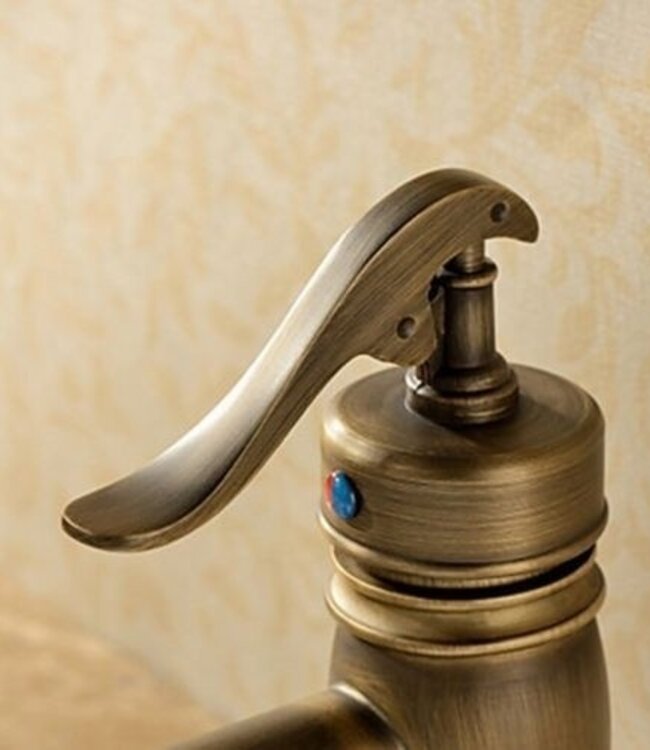 Rene Houtman Nostalgische Wastafelkraan - Brons