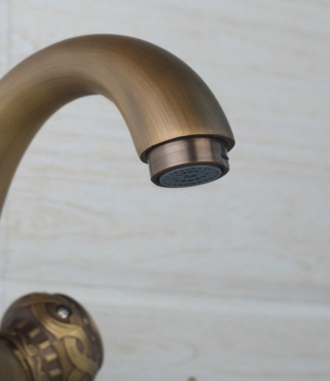 Rene Houtman Nostalgische Wastafelkraan - Vintage -  Brons