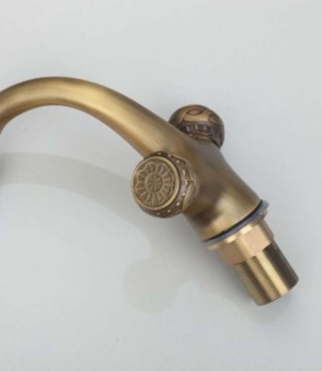 Rene Houtman Nostalgische Wastafelkraan - Vintage -  Brons