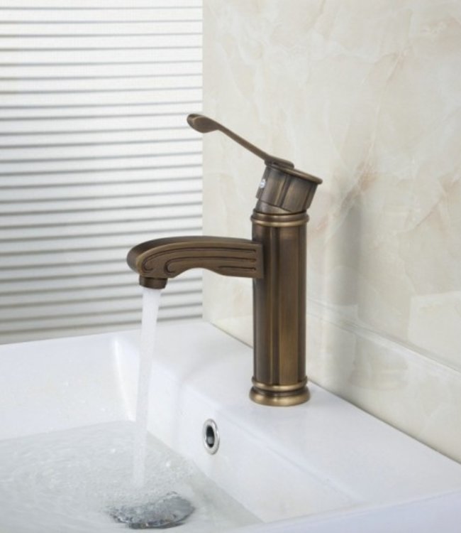 Rene Houtman Nostalgische Wastafelkraan - Vintage - Brons