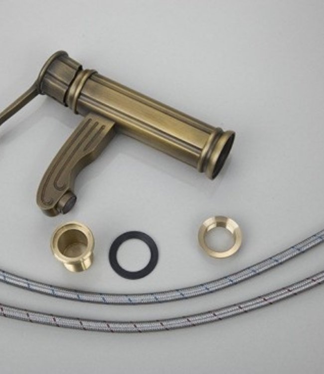 Rene Houtman Nostalgische Wastafelkraan - Vintage - Brons