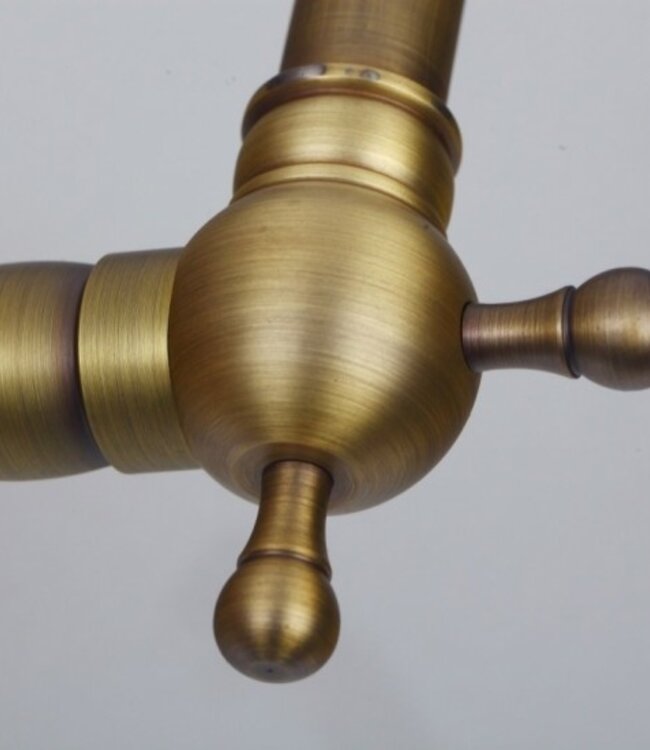 Rene Houtman Klassieke Bronzen Wastafelkraan