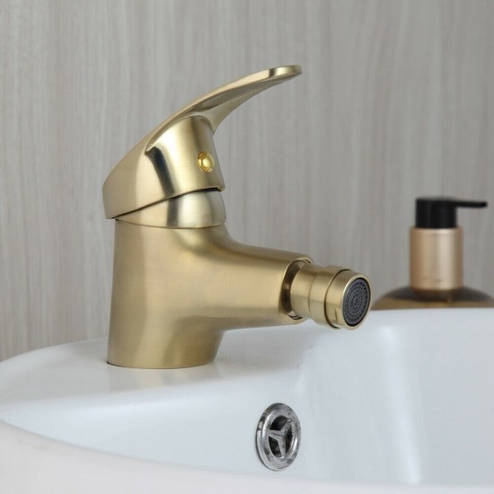 Rene Houtman Geborsteld Gouden Bidet Kraan