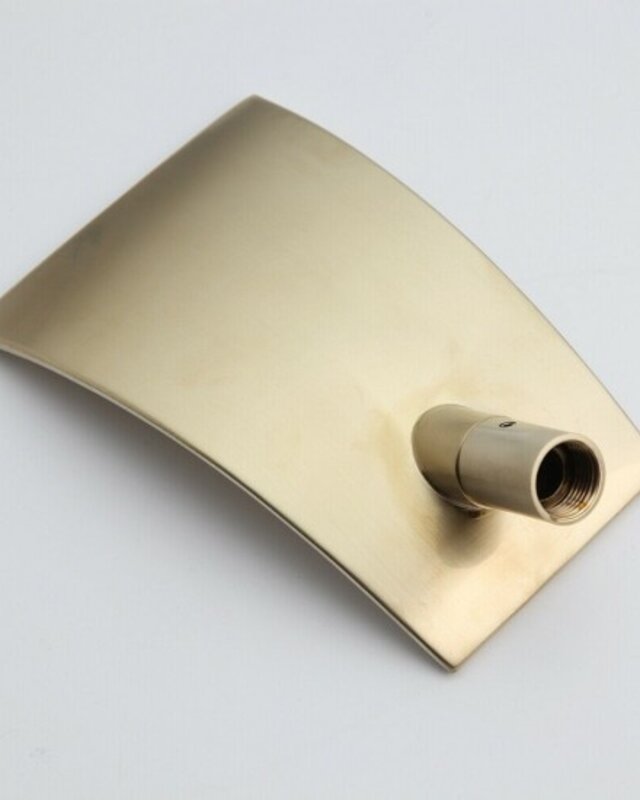 Rene Houtman Geborsteld Gouden Inbouw Kraan