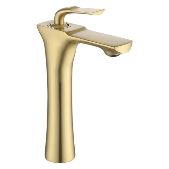 Rene Houtman Geborsteld Gouden Wastafelkraan
