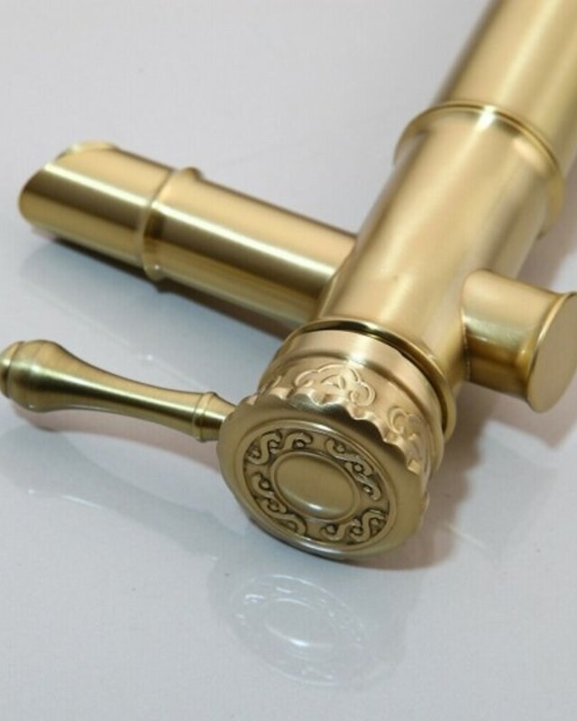 Rene Houtman Mat Gouden Badkamer Kraan