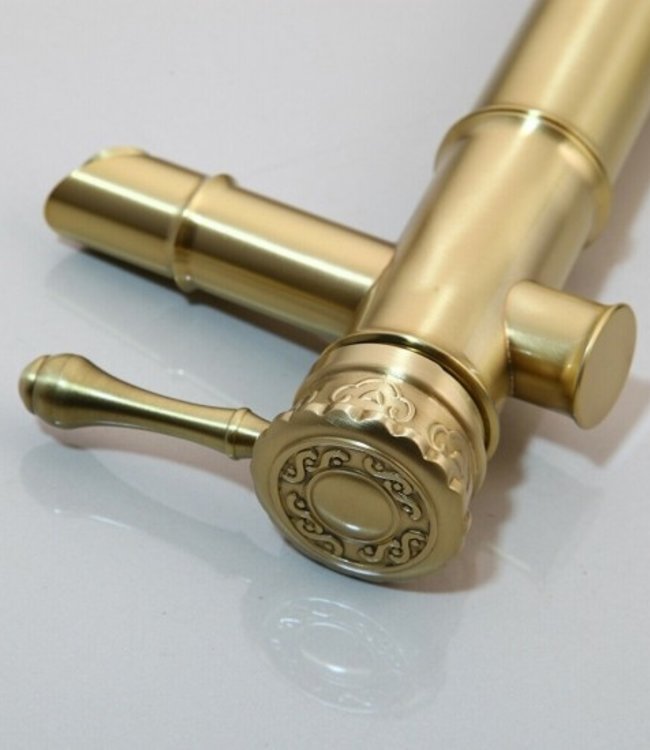 Rene Houtman Mat Gouden Badkamer Kraan