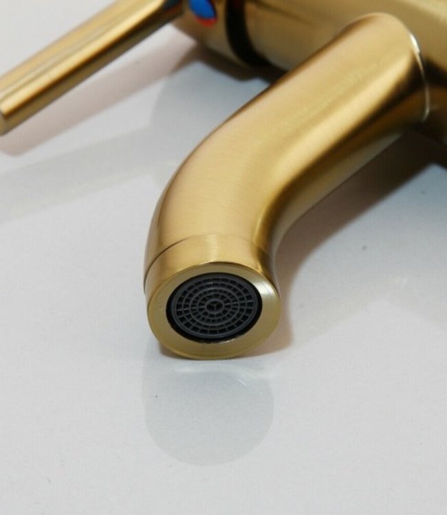 Rene Houtman Mat Gouden Wastafelkraan