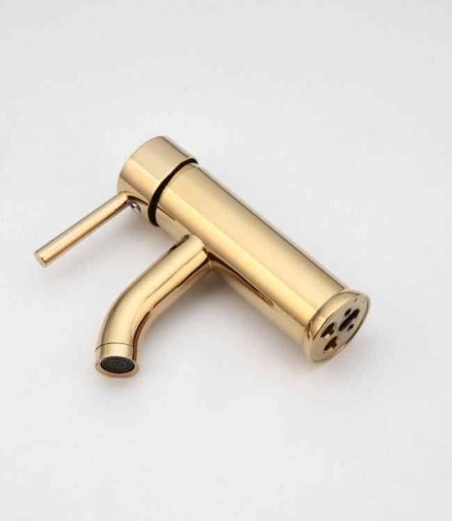 Rene Houtman Wastafelkraan Glanzend Goud