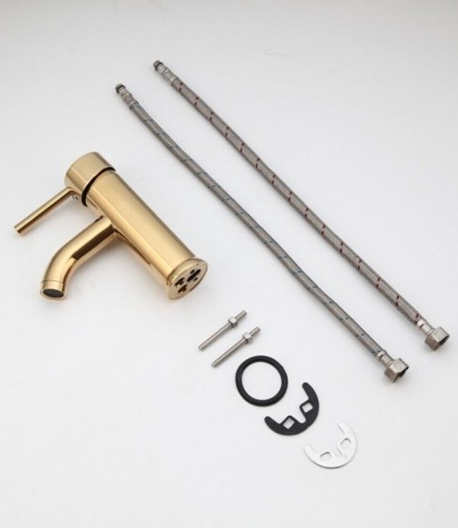 Rene Houtman Wastafelkraan Glanzend Goud