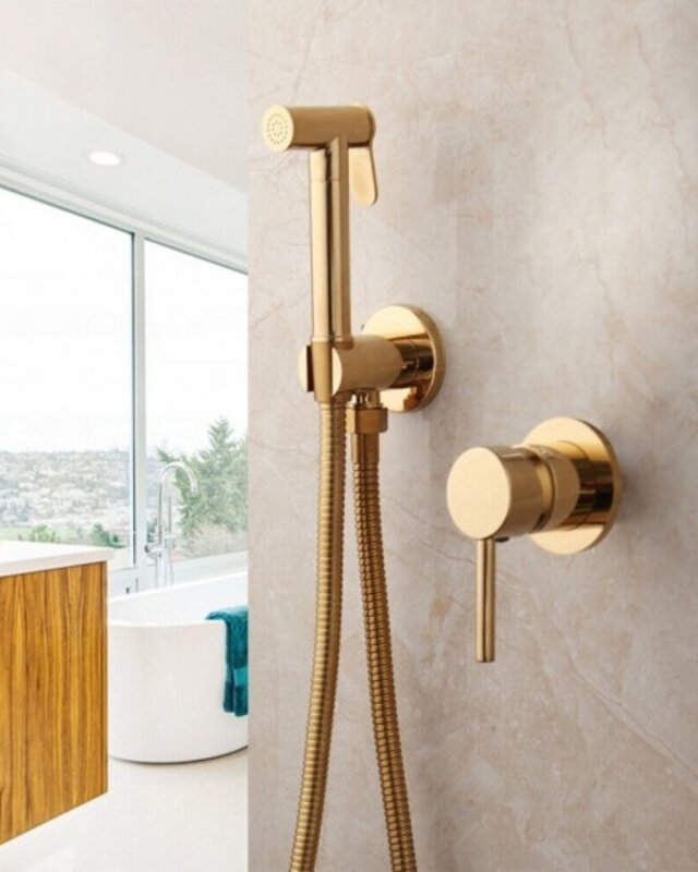 Rene Houtman Goudkleurige Bidet Sproeier