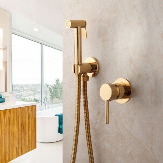 Rene Houtman Goudkleurige Bidet Sproeier