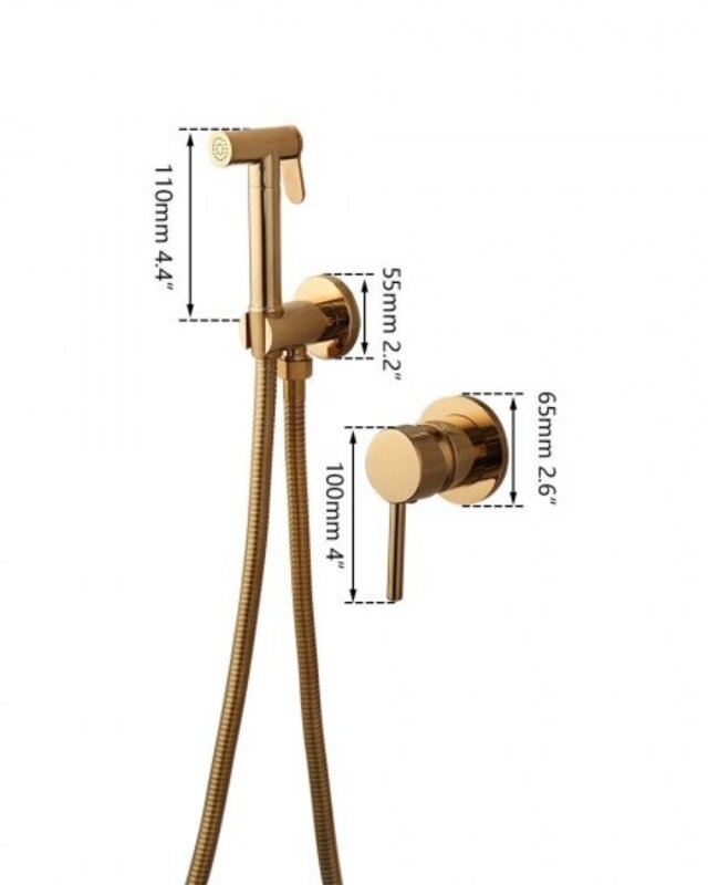 Rene Houtman Goudkleurige Bidet Sproeier