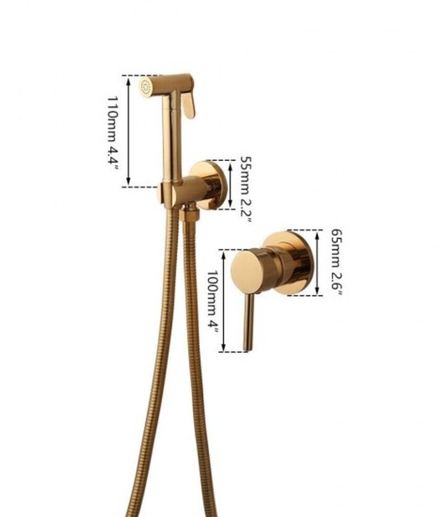 Rene Houtman Goudkleurige Bidet Sproeier