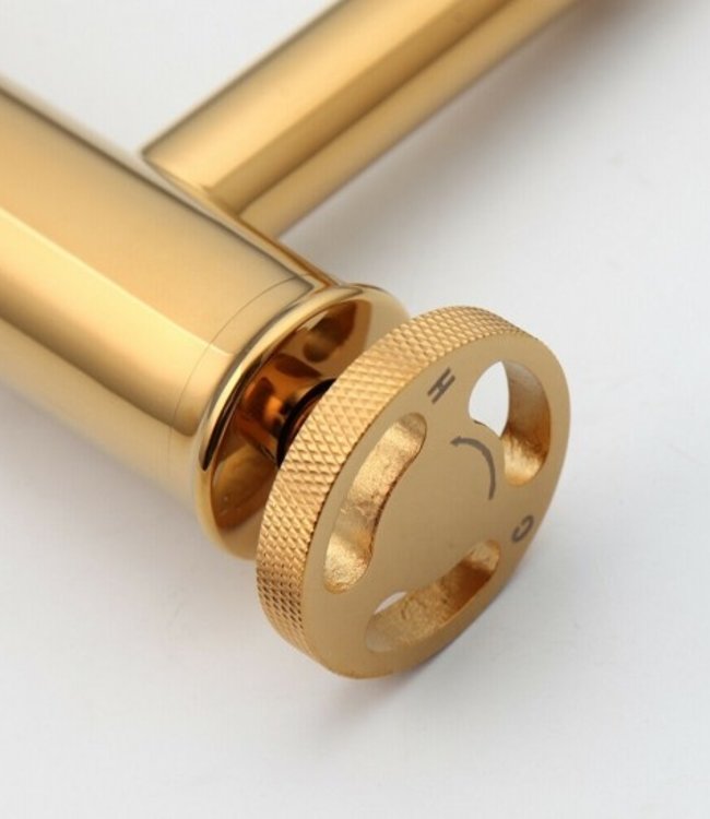 Rene Houtman Kraan - Goud -  Industrieel