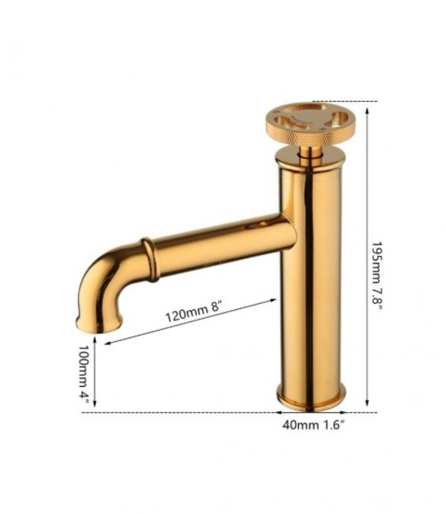 Rene Houtman Kraan - Goud -  Industrieel