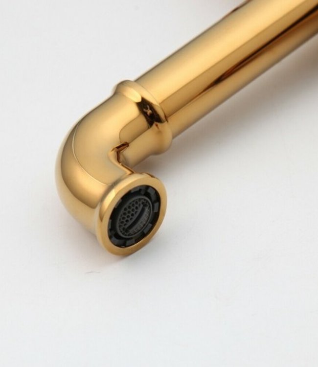 Rene Houtman Kraan - Goud -  Industrieel