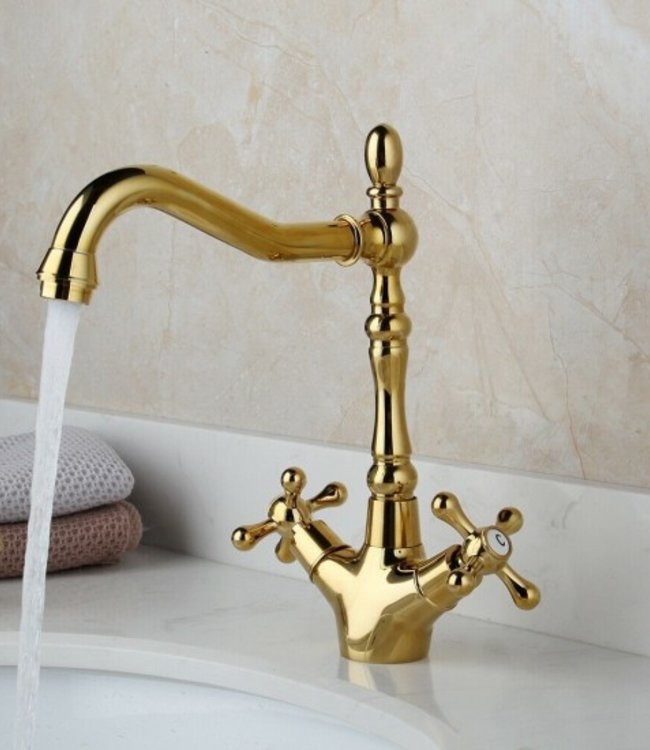 Rene Houtman Nostalgische Kraan - Goud