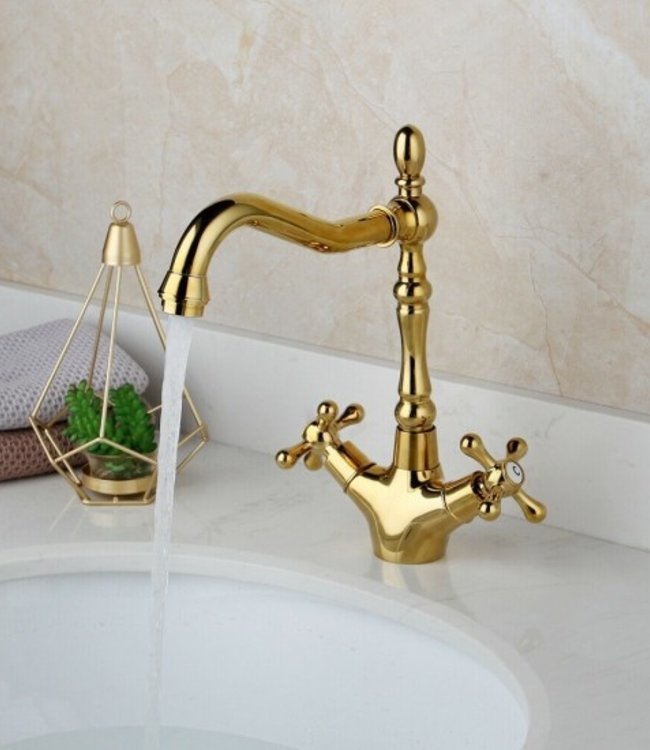 Rene Houtman Nostalgische Kraan - Goud