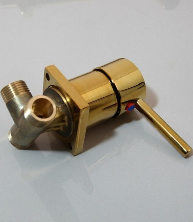 Rene Houtman Goudkleurige Muurkraan