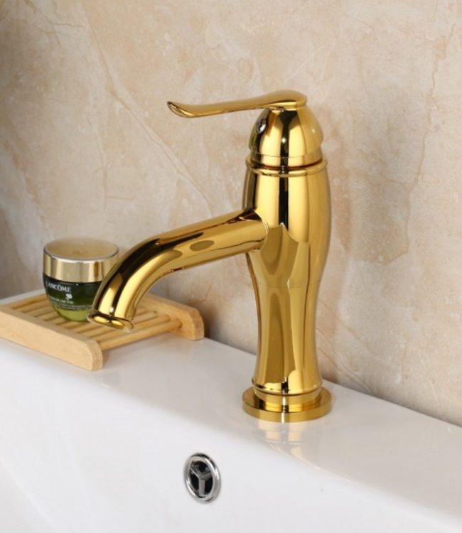 Rene Houtman Goudkleurige Wastafelkraan