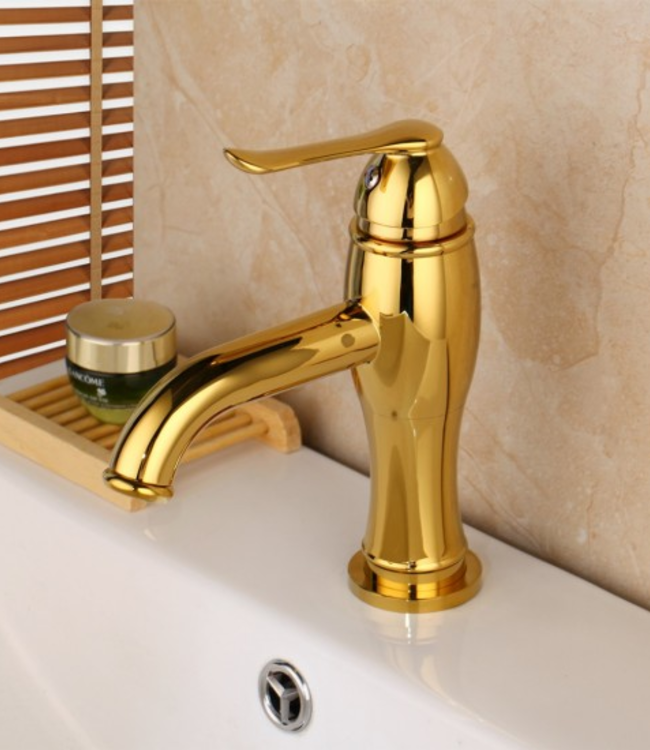 Rene Houtman Goudkleurige Wastafelkraan